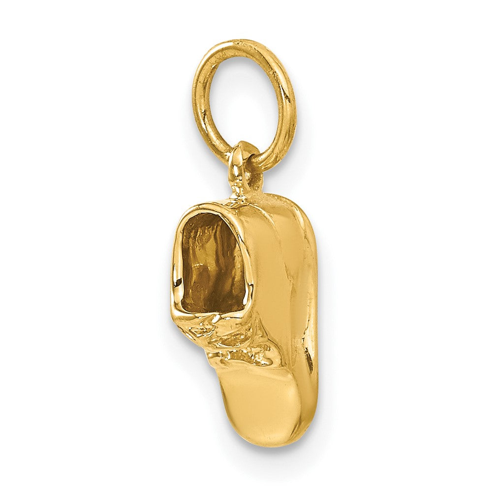 10k Yellow Gold 5 mm Single Baby Shoe Charm (1.62 grams)