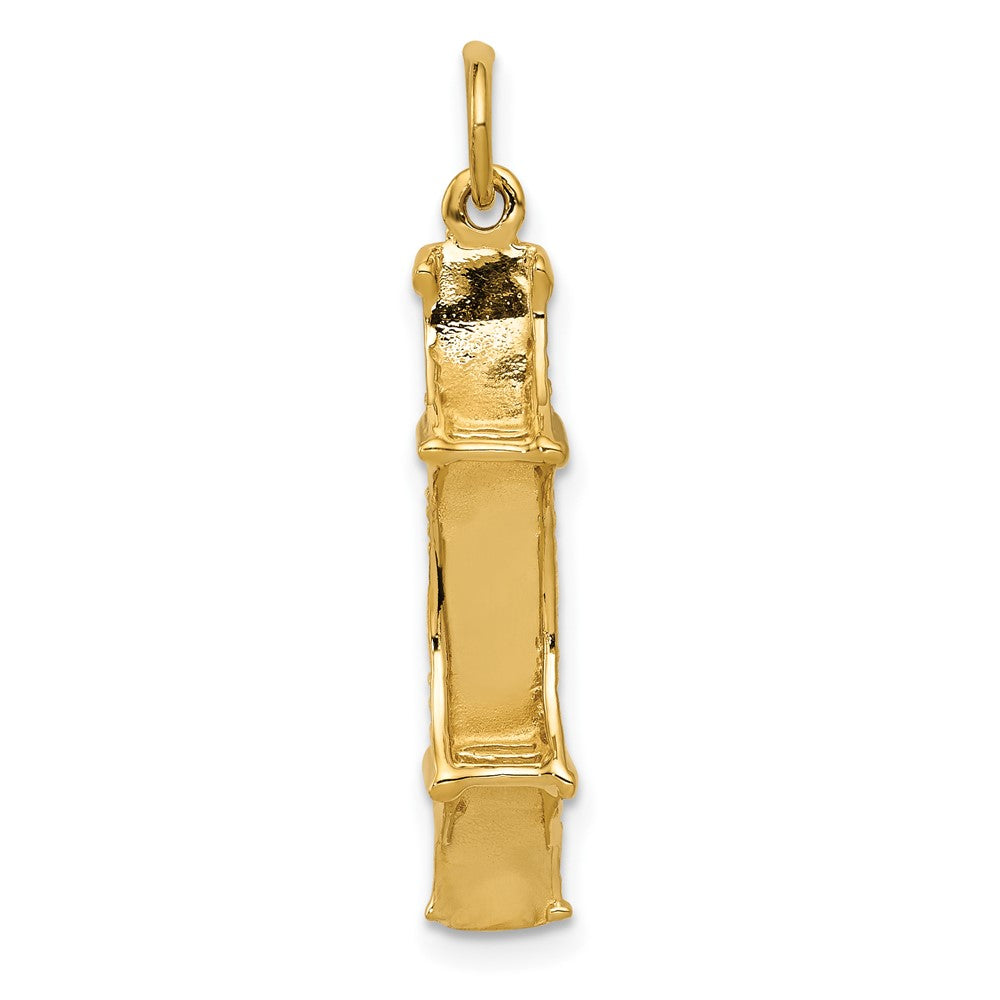 10k Yellow Gold 29 mm Mackinac Bridge Charm (1.42 grams)