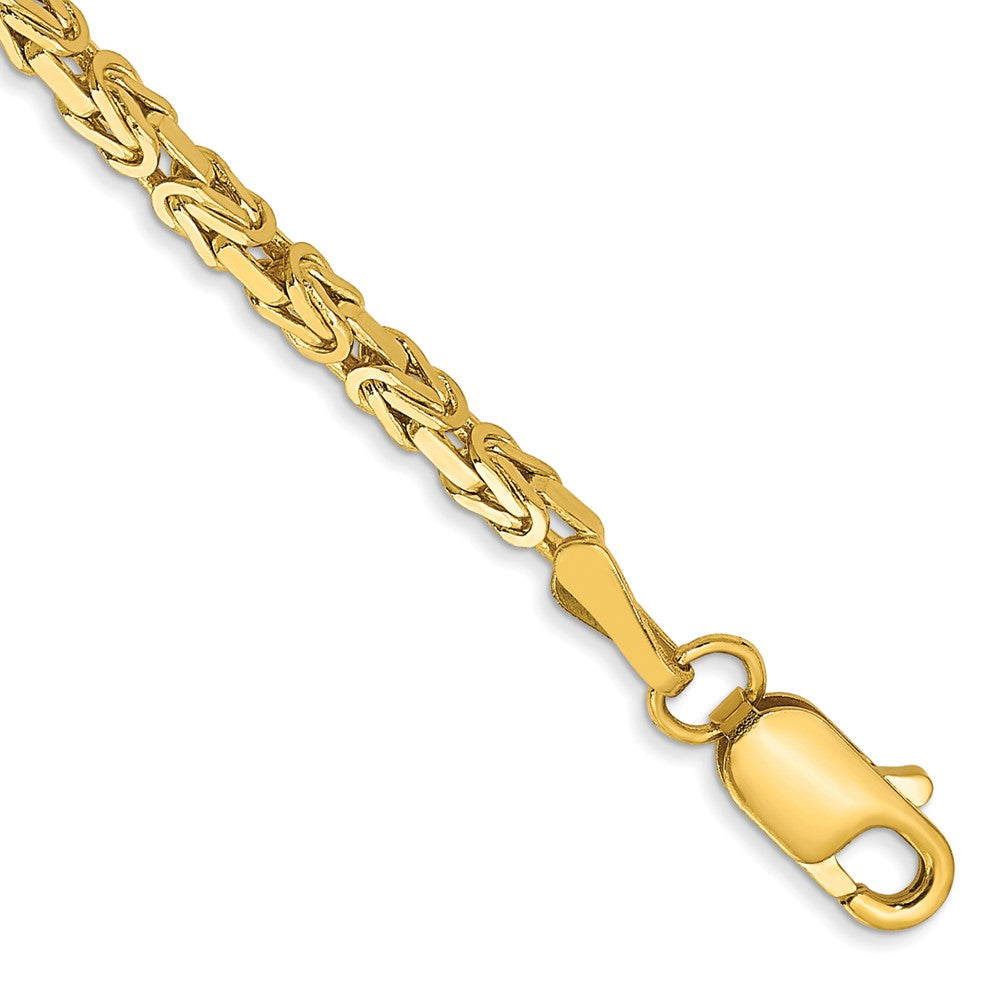 10k Yellow Gold 2 mm Byzantine Bracelet (4.72 grams)