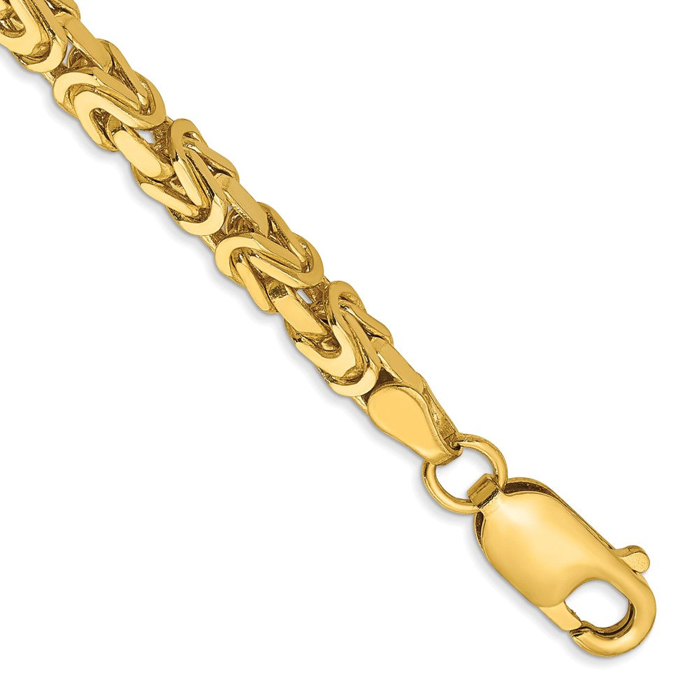 10k Yellow Gold 3.25 mm Byzantine Bracelet (12.46 grams)