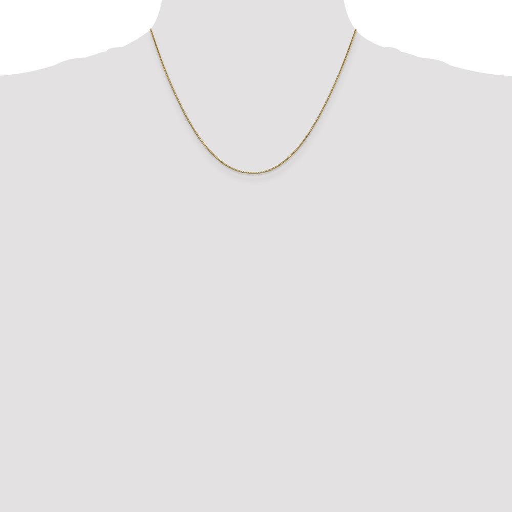 10k Yellow Gold 0.9 mm Box Chain