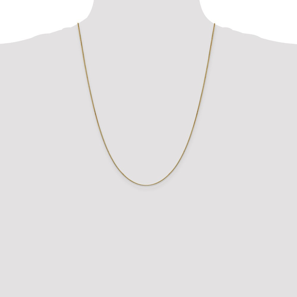 10k Yellow Gold 0.9 mm Box Chain