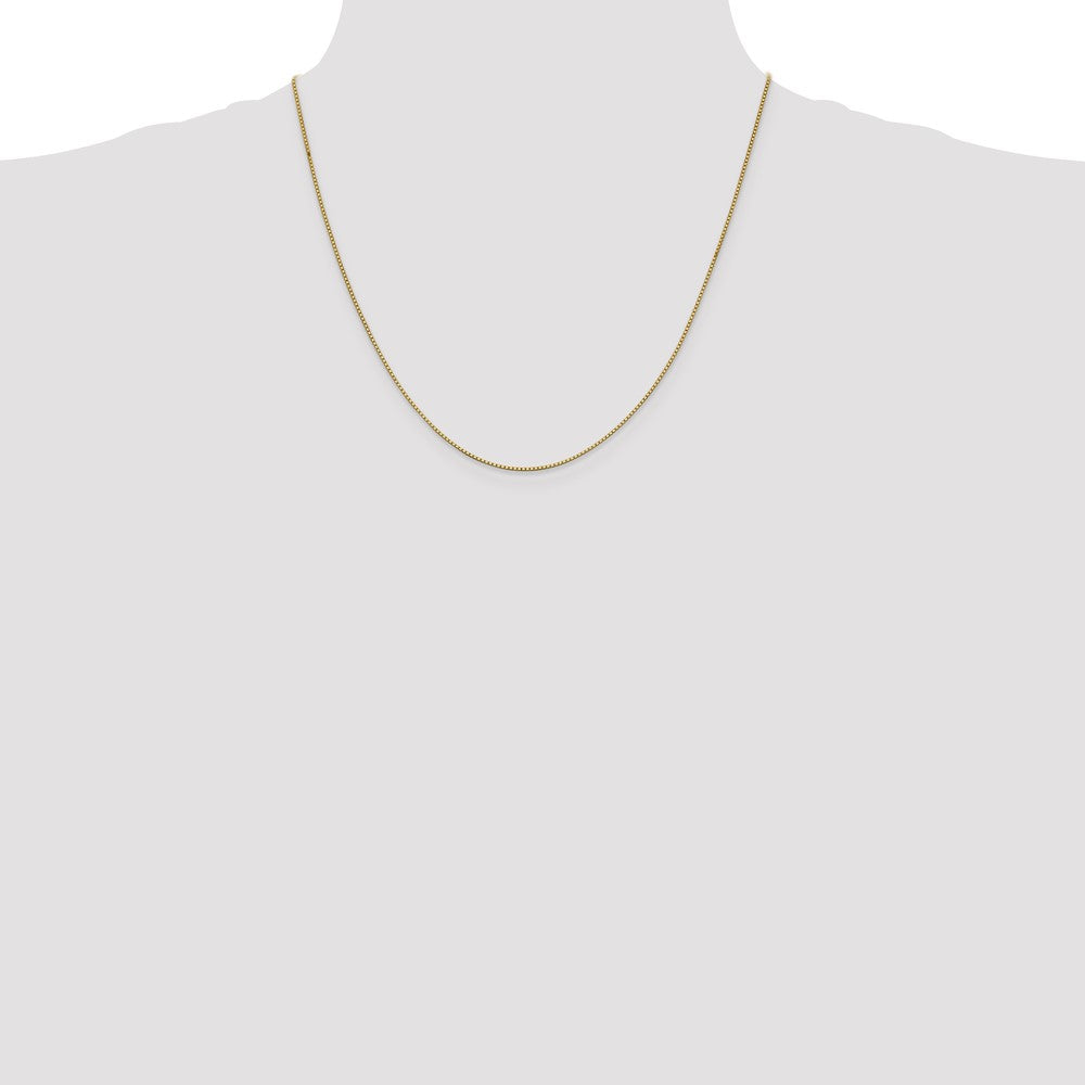 10k Yellow Gold 0.95 mm Box Chain (2.29 grams)