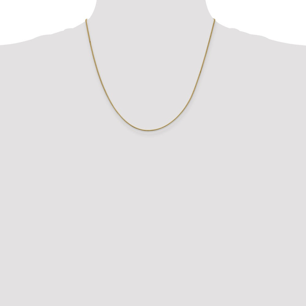 10k Yellow Gold 0.95 mm Box Chain (2.29 grams)