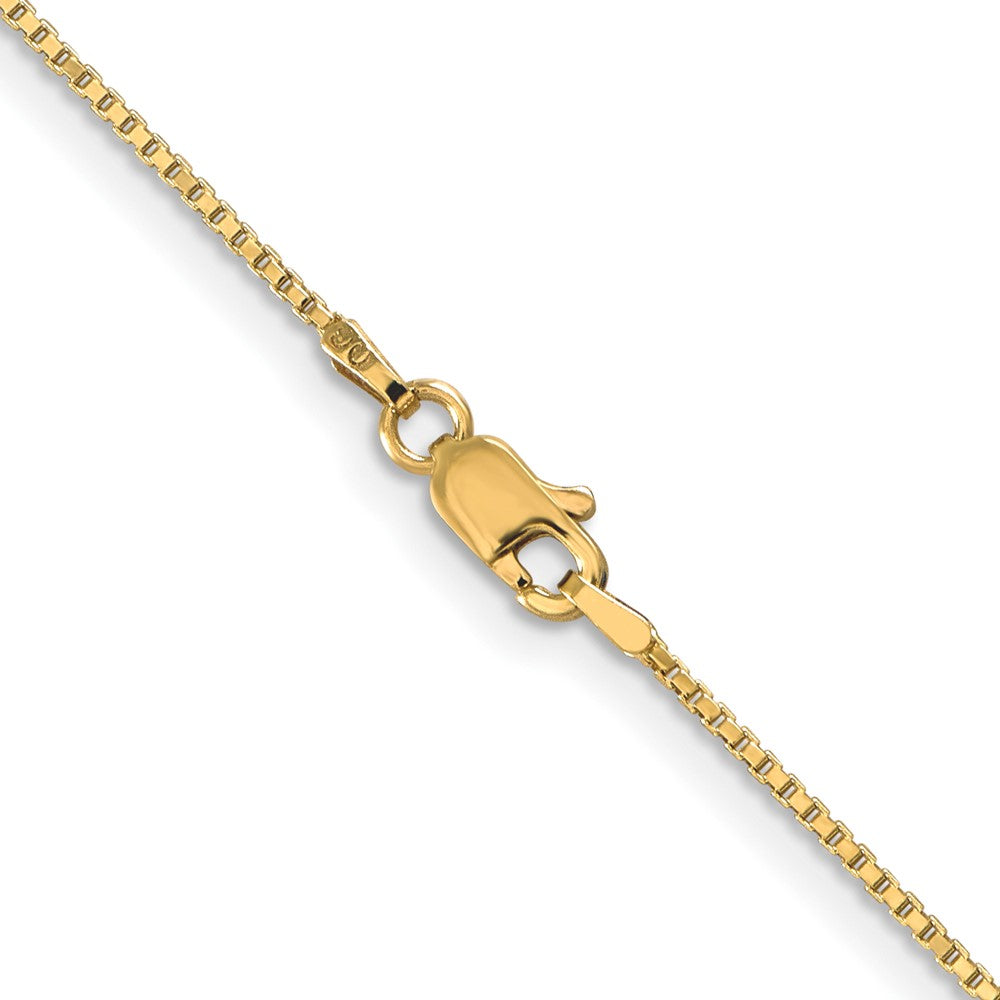 10k Yellow Gold 1 mm Box Chain