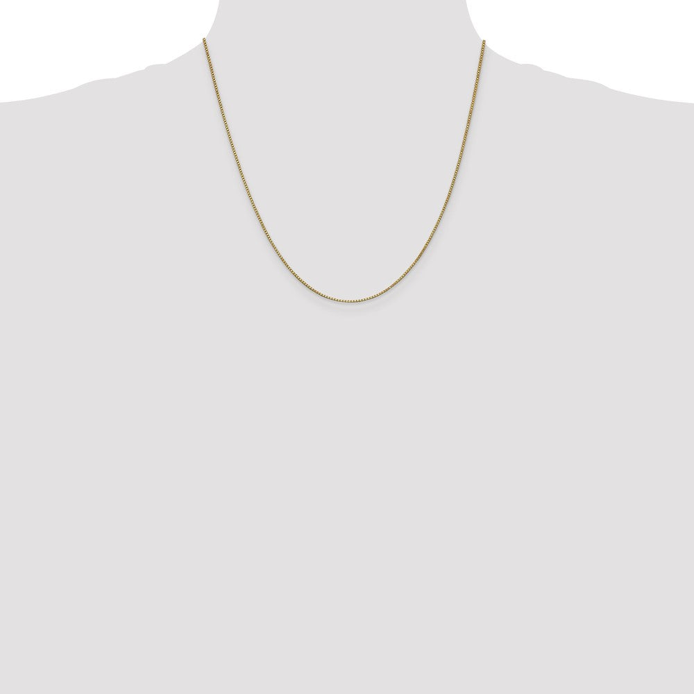 10k Yellow Gold 1 mm Box Chain