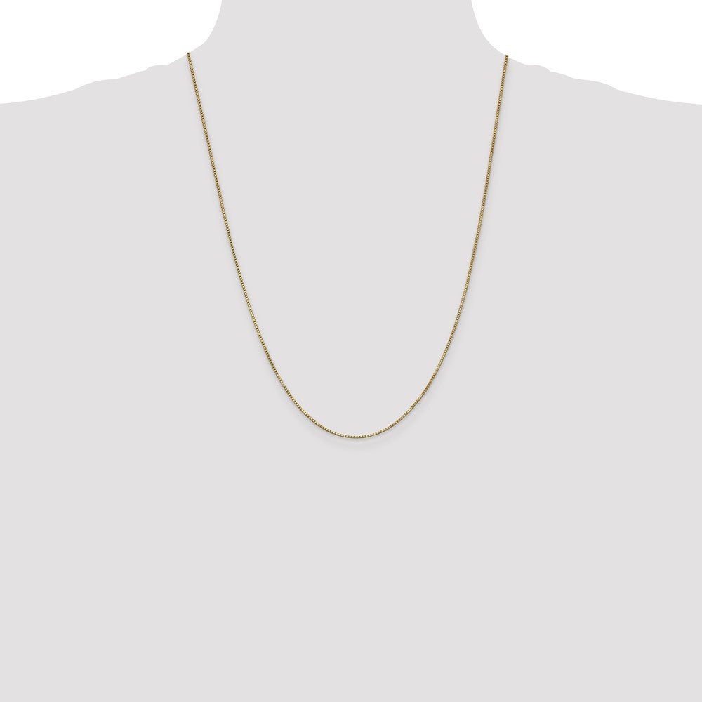 10k Yellow Gold 1 mm Box Chain