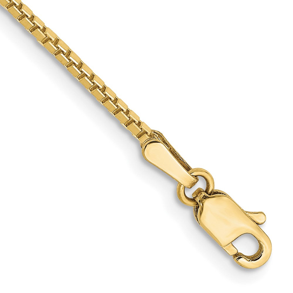 10k Yellow Gold 1.3 mm Box Chain (2.28 grams)