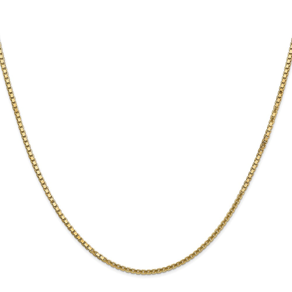 10k Yellow Gold 1.5 mm Box Chain