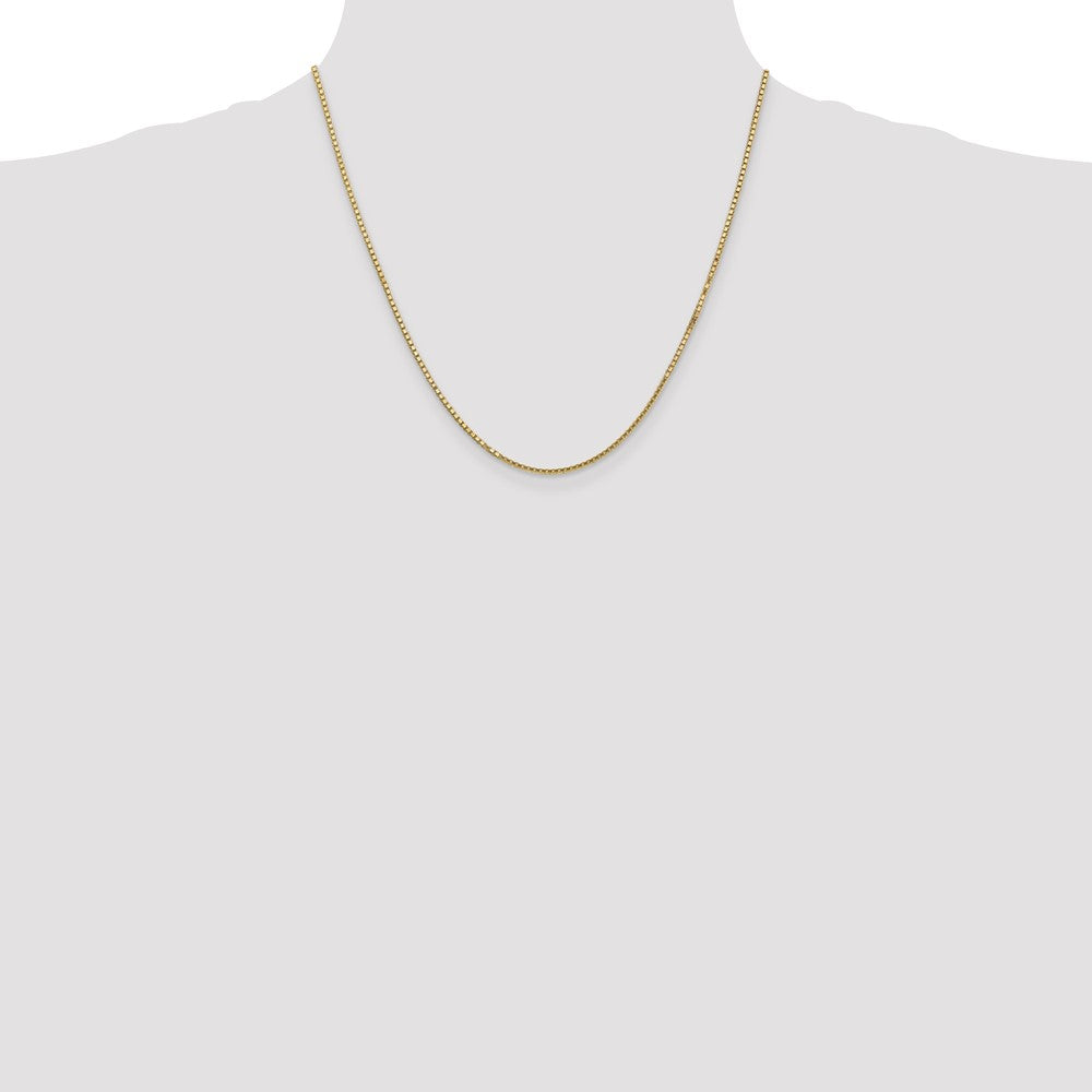 10k Yellow Gold 1.5 mm Box Chain (4.69 grams)