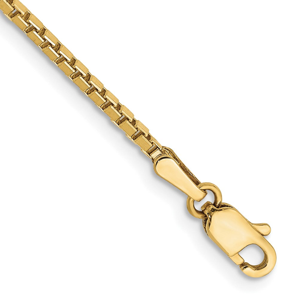 10k Yellow Gold 1.5 mm Box Chain (2.83 grams)