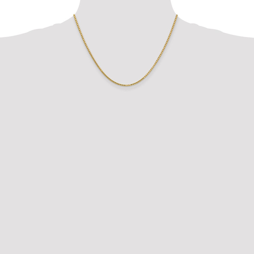 10k Yellow Gold 1.9 mm Box Chain (8.55 grams)