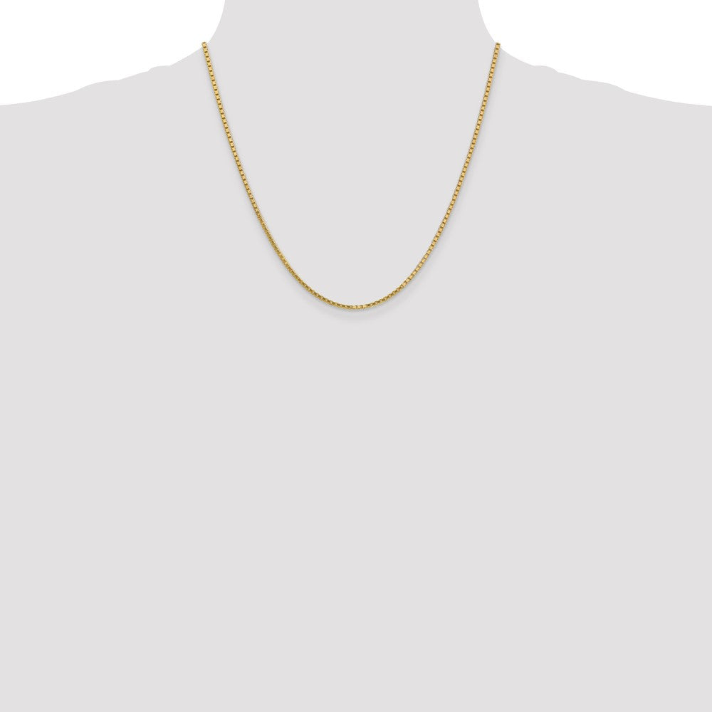 10k Yellow Gold 1.9 mm Box Chain (8.55 grams)