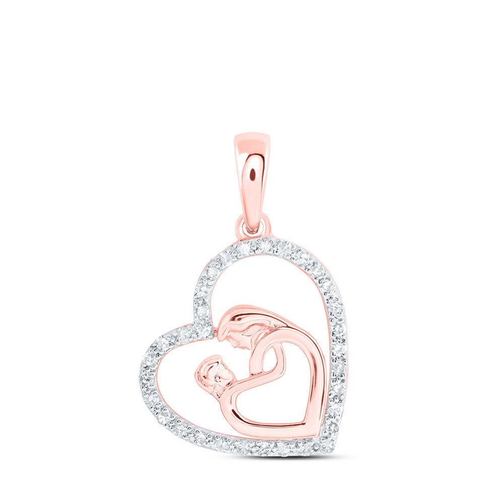 Albert's Sterling Silver June CZ Child Heart Necklace P 25206